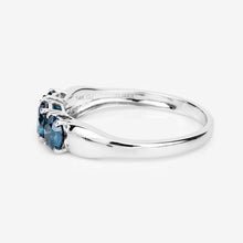Load image into Gallery viewer, 1.03 Carat Genuine Blue Diamond 14K White Gold Ring