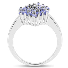 Load image into Gallery viewer, 1.84 Carat Genuine Tanzanite .925 Sterling Silver Ring