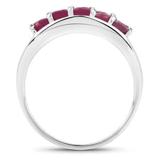 Load image into Gallery viewer, 1.30 Carat Genuine Ruby .925 Sterling Silver Ring