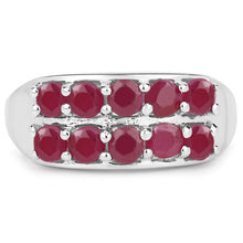Load image into Gallery viewer, 1.30 Carat Genuine Ruby .925 Sterling Silver Ring