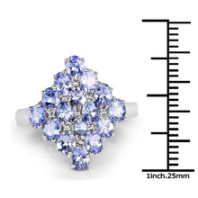 Load image into Gallery viewer, 2.72 Carat Genuine Tanzanite .925 Sterling Silver Ring