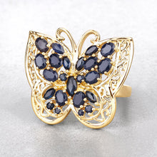 Load image into Gallery viewer, 2.86 Carat Genuine Blue Sapphire .925 Sterling Silver Ring
