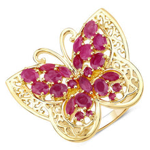 Load image into Gallery viewer, 3.08 Carat Genuine Ruby .925 Sterling Silver Ring