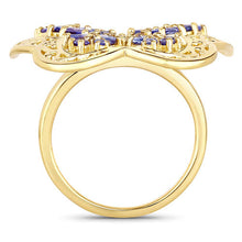 Load image into Gallery viewer, 2.50 Carat Genuine Tanzanite .925 Sterling Silver Ring