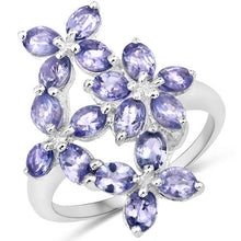 Load image into Gallery viewer, 2.89 Carat Genuine Tanzanite .925 Sterling Silver Ring
