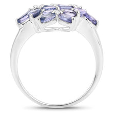 Load image into Gallery viewer, 2.89 Carat Genuine Tanzanite .925 Sterling Silver Ring
