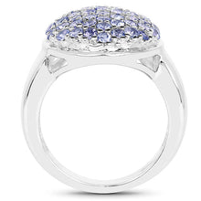 Load image into Gallery viewer, 2.00 Carat Genuine Tanzanite .925 Sterling Silver Ring