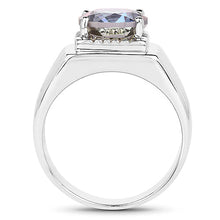 Load image into Gallery viewer, 4.75 Carat Genuine Mystic Topaz .925 Sterling Silver Ring