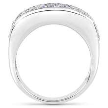 Load image into Gallery viewer, 1.42 Carat Genuine Tanzanite .925 Sterling Silver Ring