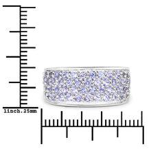 Load image into Gallery viewer, 1.42 Carat Genuine Tanzanite .925 Sterling Silver Ring