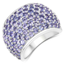 Load image into Gallery viewer, 4.22 Carat Genuine Tanzanite .925 Sterling Silver Ring