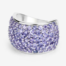 Load image into Gallery viewer, 4.22 Carat Genuine Tanzanite .925 Sterling Silver Ring