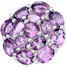 Load image into Gallery viewer, 9.28 Carat Genuine Amethyst .925 Sterling Silver Ring