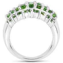 Load image into Gallery viewer, 2.48 Carat Genuine Chrome Diopside .925 Sterling Silver Ring