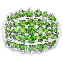 Load image into Gallery viewer, 2.48 Carat Genuine Chrome Diopside .925 Sterling Silver Ring