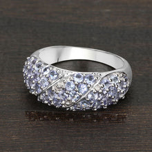 Load image into Gallery viewer, 1.48 Carat Genuine Tanzanite .925 Sterling Silver Ring