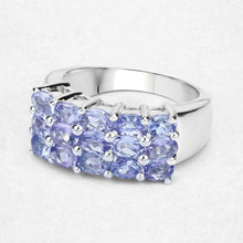Load image into Gallery viewer, 2.55 Carat Genuine Tanzanite .925 Sterling Silver Ring