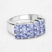 Load image into Gallery viewer, 2.55 Carat Genuine Tanzanite .925 Sterling Silver Ring