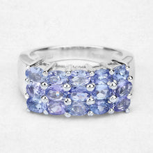 Load image into Gallery viewer, 2.55 Carat Genuine Tanzanite .925 Sterling Silver Ring