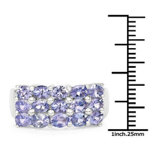 Load image into Gallery viewer, 2.55 Carat Genuine Tanzanite .925 Sterling Silver Ring
