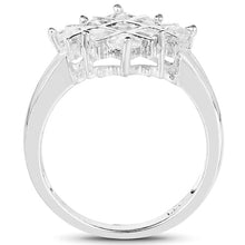 Load image into Gallery viewer, 1.08 Carat Genuine White Sapphire .925 Sterling Silver Ring