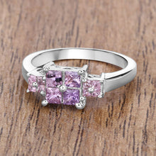 Load image into Gallery viewer, 0.96 Carat Genuine Pink Sapphire .925 Sterling Silver Ring