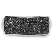 Load image into Gallery viewer, 0.43 Carat Genuine Black Diamond .925 Sterling Silver Ring