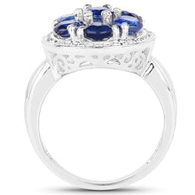 Load image into Gallery viewer, 2.66 Carat Genuine Kyanite .925 Sterling Silver Ring