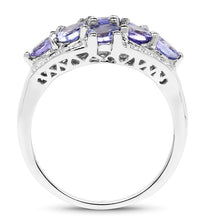 Load image into Gallery viewer, 2.07 Carat Genuine Tanzanite .925 Sterling Silver Ring