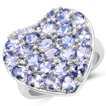 Load image into Gallery viewer, 3.96 Carat Genuine Tanzanite .925 Sterling Silver Ring