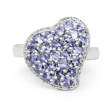 Load image into Gallery viewer, 1.63 Carat Genuine Tanzanite .925 Sterling Silver Ring