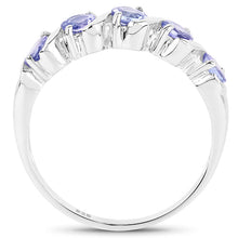 Load image into Gallery viewer, 1.15 Carat Genuine Tanzanite .925 Sterling Silver Ring