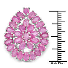 Load image into Gallery viewer, 8.10 Carat Genuine Ruby .925 Sterling Silver Ring
