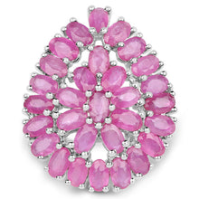Load image into Gallery viewer, 8.10 Carat Genuine Ruby .925 Sterling Silver Ring