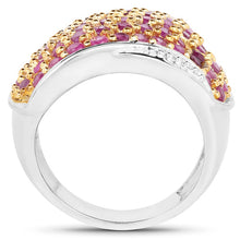 Load image into Gallery viewer, 2.49 Carat Genuine Ruby .925 Sterling Silver Ring
