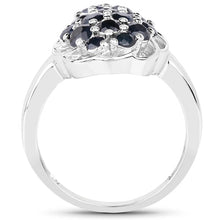 Load image into Gallery viewer, 1.62 Carat Genuine Blue Sapphire .925 Sterling Silver Ring
