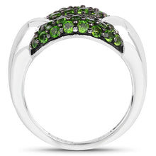Load image into Gallery viewer, 1.82 Carat Genuine Chrome Diopside .925 Sterling Silver Ring