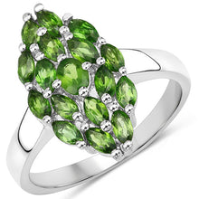 Load image into Gallery viewer, 1.28 Carat Genuine Chrome Diopside .925 Sterling Silver Ring