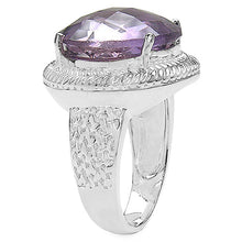 Load image into Gallery viewer, 10.22 Carat Genuine Amethyst .925 Sterling Silver Ring