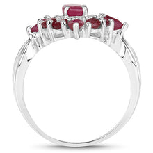 Load image into Gallery viewer, 2.89 Carat Genuine Ruby .925 Sterling Silver Ring
