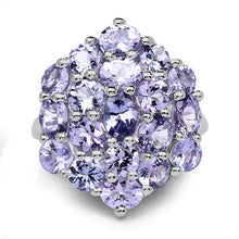 Load image into Gallery viewer, 5.28 Carat Genuine Tanzanite .925 Sterling Silver Ring