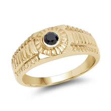 Load image into Gallery viewer, 0.20 Carat Genuine Black Diamond .925 Sterling Silver Ring