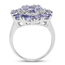 Load image into Gallery viewer, 2.92 Carat Genuine Tanzanite .925 Sterling Silver Ring
