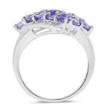 Load image into Gallery viewer, 1.85 Carat Genuine Tanzanite .925 Sterling Silver Ring