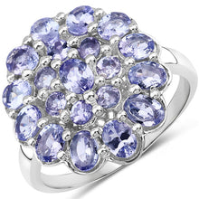 Load image into Gallery viewer, 2.70 Carat Genuine Tanzanite .925 Sterling Silver Ring
