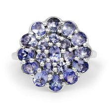 Load image into Gallery viewer, 2.70 Carat Genuine Tanzanite .925 Sterling Silver Ring