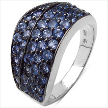Load image into Gallery viewer, 1.68 Carat Genuine Tanzanite .925 Sterling Silver Ring