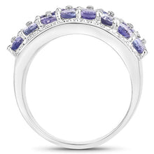Load image into Gallery viewer, 2.59 Carat Genuine Tanzanite .925 Sterling Silver Ring