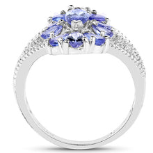 Load image into Gallery viewer, 2.07 Carat Genuine Tanzanite .925 Sterling Silver Ring