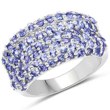 Load image into Gallery viewer, 2.47 Carat Genuine Tanzanite .925 Sterling Silver Ring